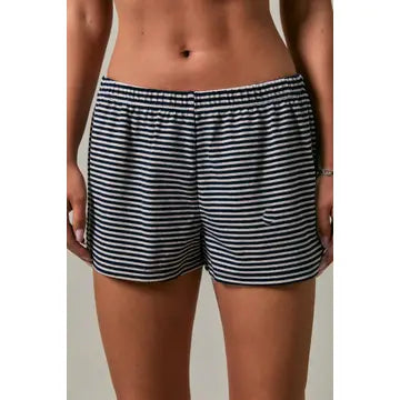 Jensen Mid Rise Stripe Micro Shorts