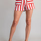 Memorial Mineral Washed Striped Shorts