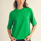 Rhonda Round Neck Half Sleeve Sweater Top