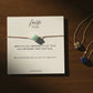 Faith Over Fear Amazonite Cross Necklace On Gold Chain