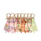 Floral Satin Keychain