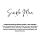 SIMPLE MAN | CANDLES