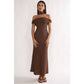 Simplicity Scarf Miro Polka Dot Maxi Dress
