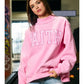 Faith Embroidered Mock Neck Sweatshirt