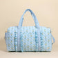 On-the-Go Quilted Weekender Bag–Oh So Fancy Blue