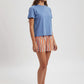 Willow Basic Relaxed Crop Knit Tee