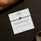 Faith Over Fear 3mm Faceted Moonstone Cross Bracelet