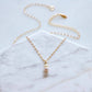 Double Pearl Necklace