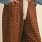 Bogie High Rise Polka Dot Wide Crop Pants