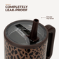 Brown Leopard 32 oz Traveler HydroJug