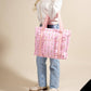 The Everyday Quilted Tote Bag–Oh So Fancy Pink
