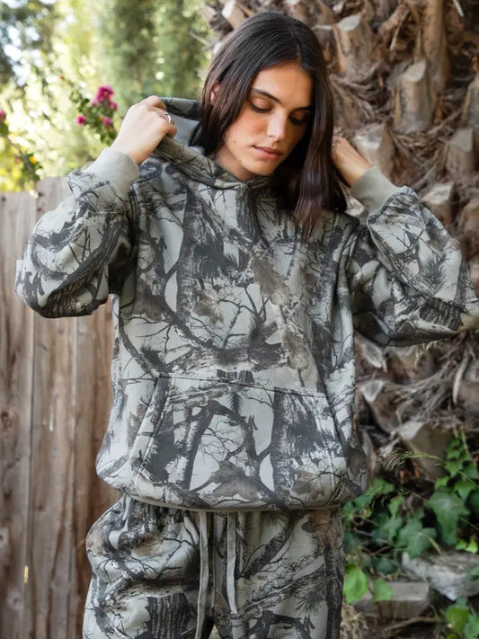 Elk Camo Cloud Fleece Hoodie