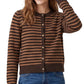 Seneca Striped Knit Sweater Cardigan