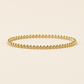 Tarnish Resistant Gold Plated 3mm Beaded Stretch