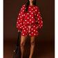 Bodi Top Polka Dot Fleece Sweatshirt