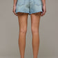 Scottie Raw Hem A Line Shorts by Hidden Denim