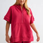 Malibu Summit Short Sleeve Half-Zip Hoodie