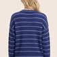 Fiona Textured Long Sleeve Crew Neck Sweater