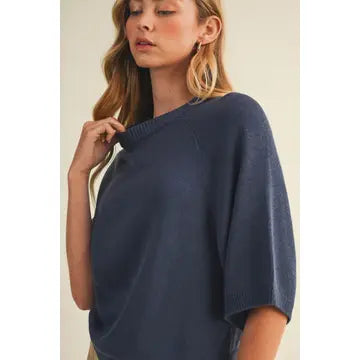 Sumter Modern Raglan Sleeve Knit Pullover