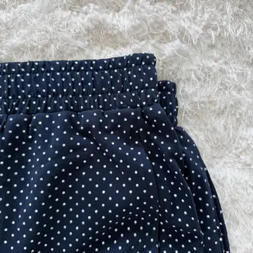 Writer Navy Blue Polka Dot Loungewear Shorts