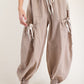 Mother Striped Drawstring Jogger Pants