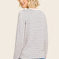 Mt. Olive Basic Pinstriped Sweater