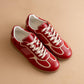 The Dalia | Cherry Lace Up Sneaker