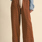 Bogie High Rise Polka Dot Wide Crop Pants