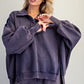 Locker Snow Washed Long Sleeve Pull Over