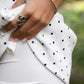 Jottie Plush Fleece Polka Dot Mini Skort