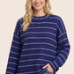 Fiona Textured Long Sleeve Crew Neck Sweater