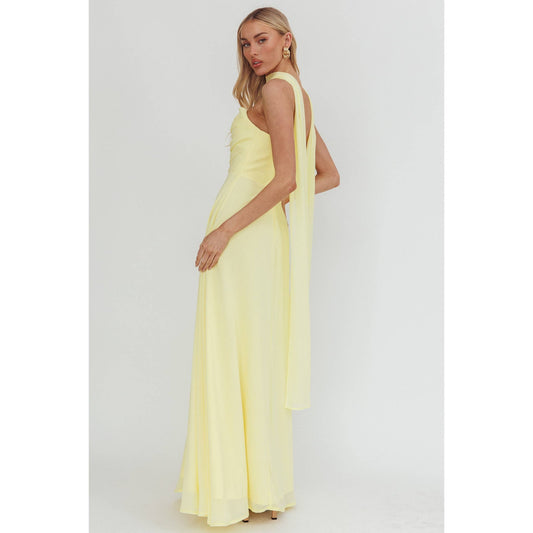 Glow Sweetheart Ruched Maxi Dress