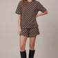 Danielle Shorts Knit Polkadot Shorts