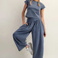 Free Mineral Wash Wide Leg Pants
