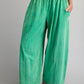 Free Mineral Wash Wide Leg Pants