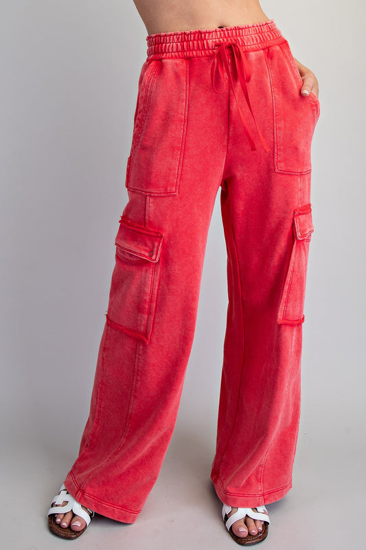 Locker Snow Washed Cargo Sweatpants