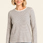 Mt. Olive Basic Pinstriped Sweater