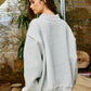 WWJD Embroidered Mock Neck Sweatshirt