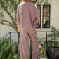 Marlowe Pants Stretch Mid Waist Stripe Wide Leg Pants