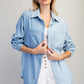 Huntington Contrast Striped Button Down Shirt