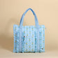 The Everyday Quilted Tote Bag–Oh So Fancy Blue