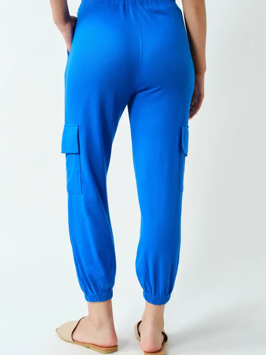 Brushed Hacci Cargo Lounge Jogger Pant