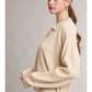 Delta Collared Textured Knit Sweater