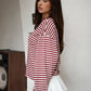 Marlowe Long Sleeve Top Classic Striped Long Sleeve Top