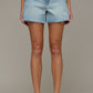 Scottie Raw Hem A Line Shorts by Hidden Denim