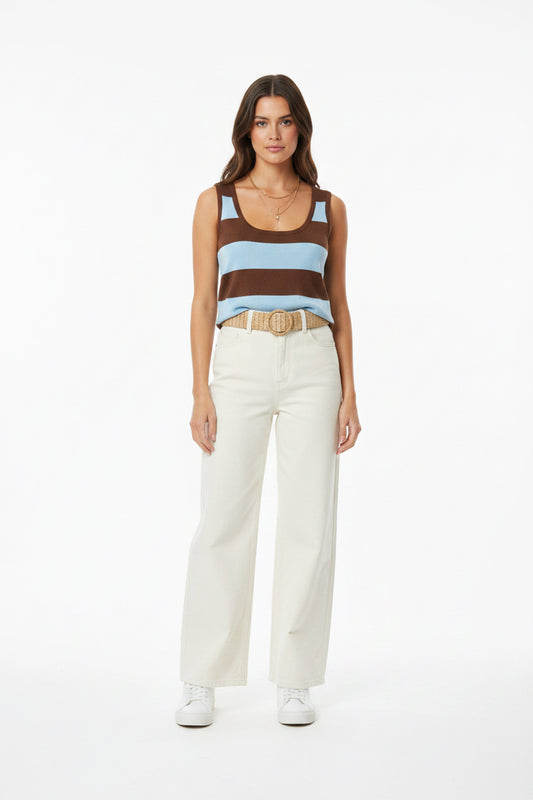 Fulfilled Lightweight Striped Tank