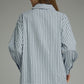 Walla Stripe Button Down Blouse