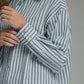 Walla Stripe Button Down Blouse