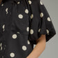 Klamath Polka Dot Tie Front Blouse