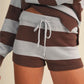 Shepherd Striped Sweater Shorts